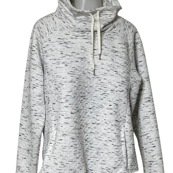 North River Outfitters Tops - North‎ River. Womens Pullover Hoodie Sz L By Next Run - Gray With Black Speckles